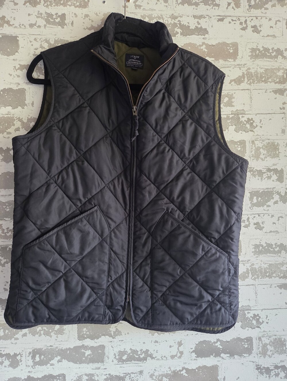 J.Crew Mens Quilted Walker Vest